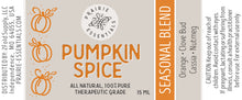 Autumn Comforts Essential Oil Blends Set - Pumpkin Spice, Fall Leaves and Spiced Cider