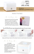 Aster - Essential Oil Ultrasonic Cool Mist Diffuser with Quick Start Guide 100ml